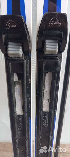 Беговые лыжи с палками 160 + скейтборд в подарок