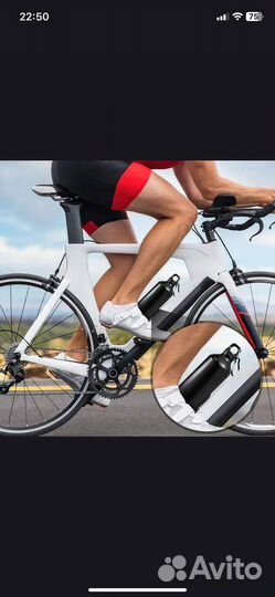 Металлическая алюминиевая бутылка для воды