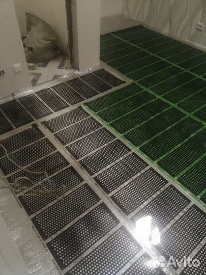 Монтаж электрического теплого пола