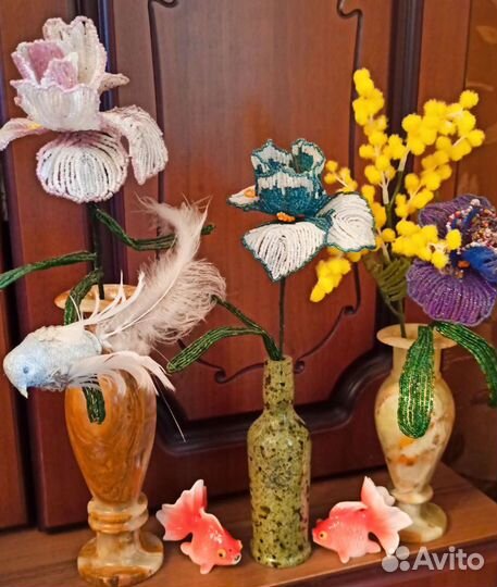 Вазы, графин оникс