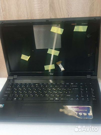 Корпус для ноутбука IRU W255CU б/у