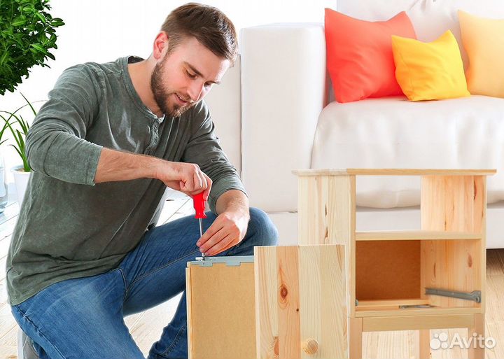 Сборка мебели + Разборка мебели + Ремонт Мебели
