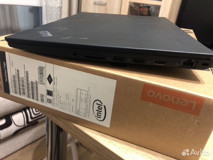 Ноутбук Lenovo T580, Intel Core i7-8550U