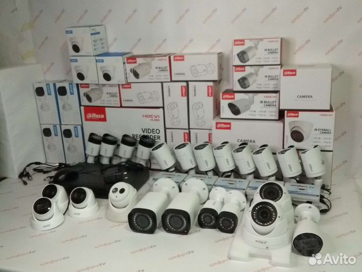 Комплект видеонаблюдения Dahua 23 Камеры IP66