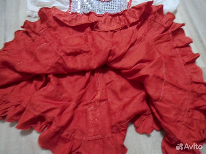 Платье для танцев -ретро 122-128см