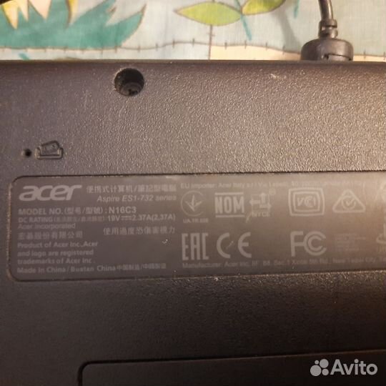 Ноутбук acer