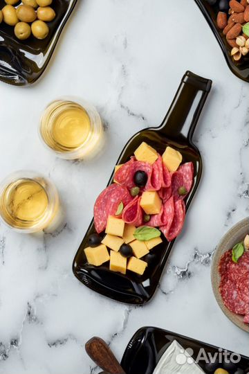 Тарелка бутылка менажница