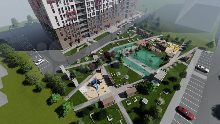 1-к. квартира, 48,9 м², 12/16 эт.