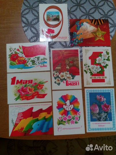 Открытки СССР майские
