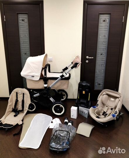 Коляска bugaboo 3 в 1 большой комплект