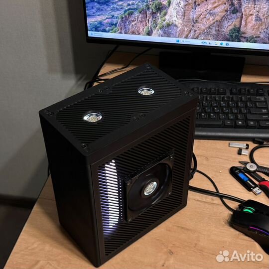 Игровой мини пк Ryzen 5 7500F / RTX4060