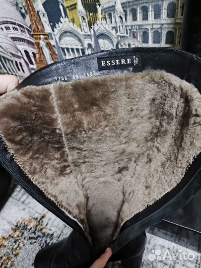 Итальянские сапоги(женские), 38 размер