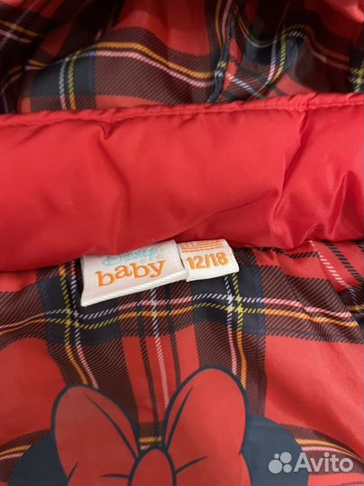 Куртка демисезонная теплая для девочк 86