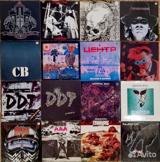 Виниловые пластинки. Барды, рок и другие