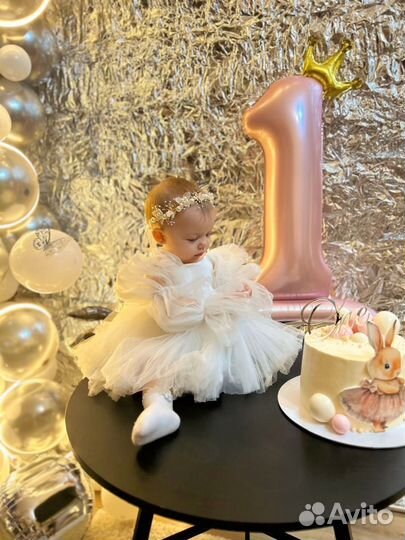 Пышное праздничное платье для девочки 80