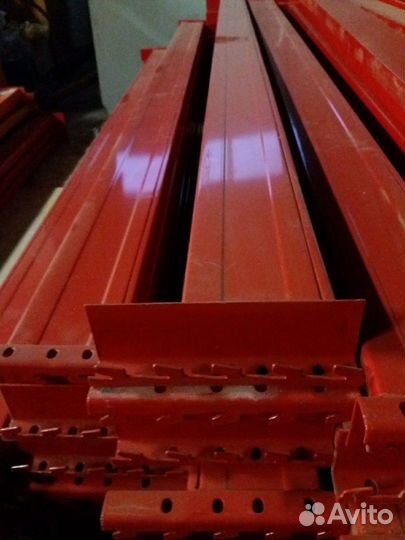 Стелажи палетные набивные и мезонин б/у для склада