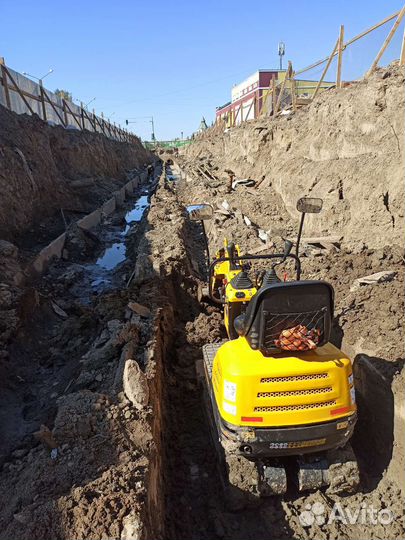 Услуги микро экскаватора бамблби