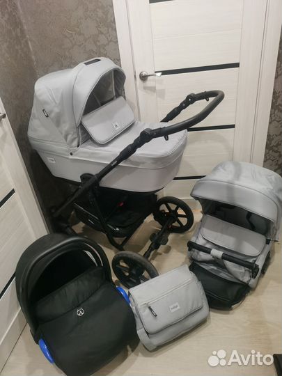 Коляска indigo 3 в 1 новая
