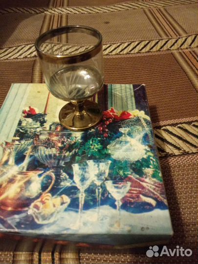 Рюмки антиквариат набор в упаковке