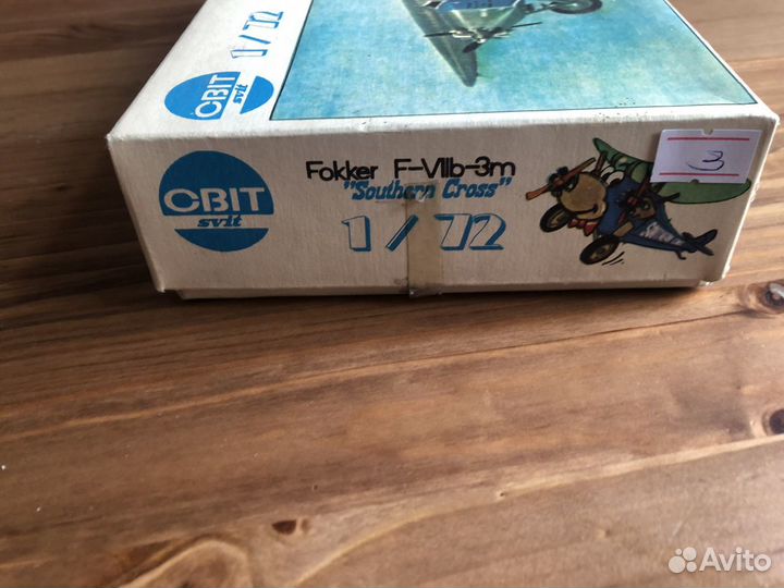 Сборная модель самолета 1:72 Fokker F-Vllb-3m