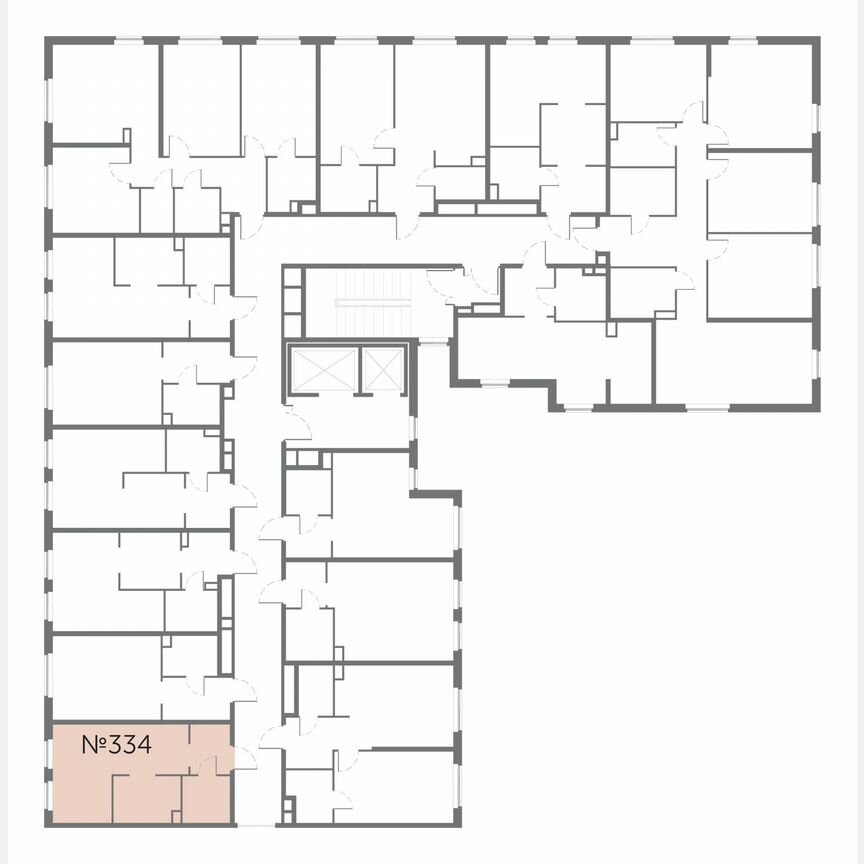 Апартаменты-студия, 27,4 м², 7/17 эт.