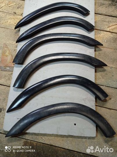 Накладки на пороги ваз