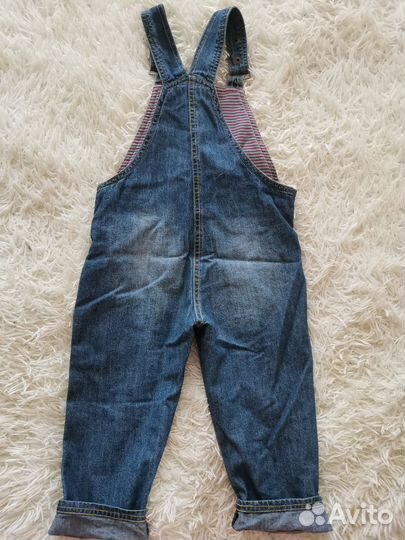 Джинсовый комбинезон детский 86