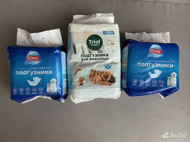 Памперсы для собаки, размер s