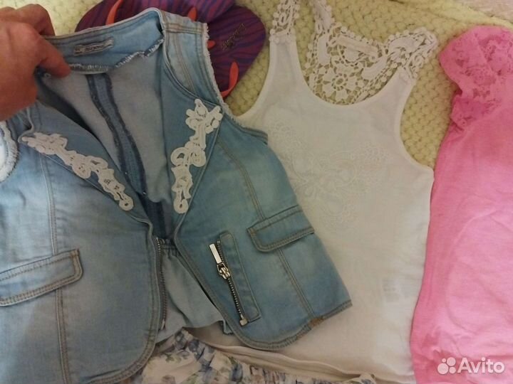 Летняя одежда девочке 6-8 лет