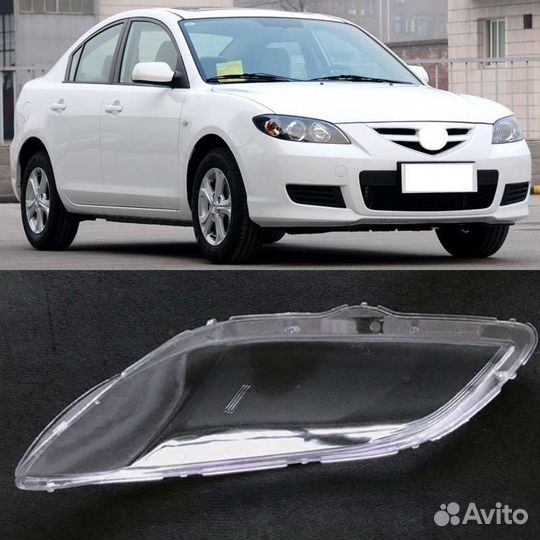 Стëкла фар Mazda 3 BK рест. (2006 - 2009) седан
