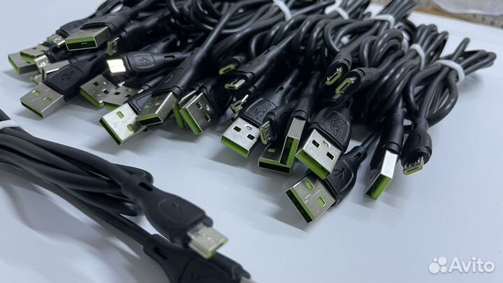 Оптом от 50шт новые провода microusb 1m