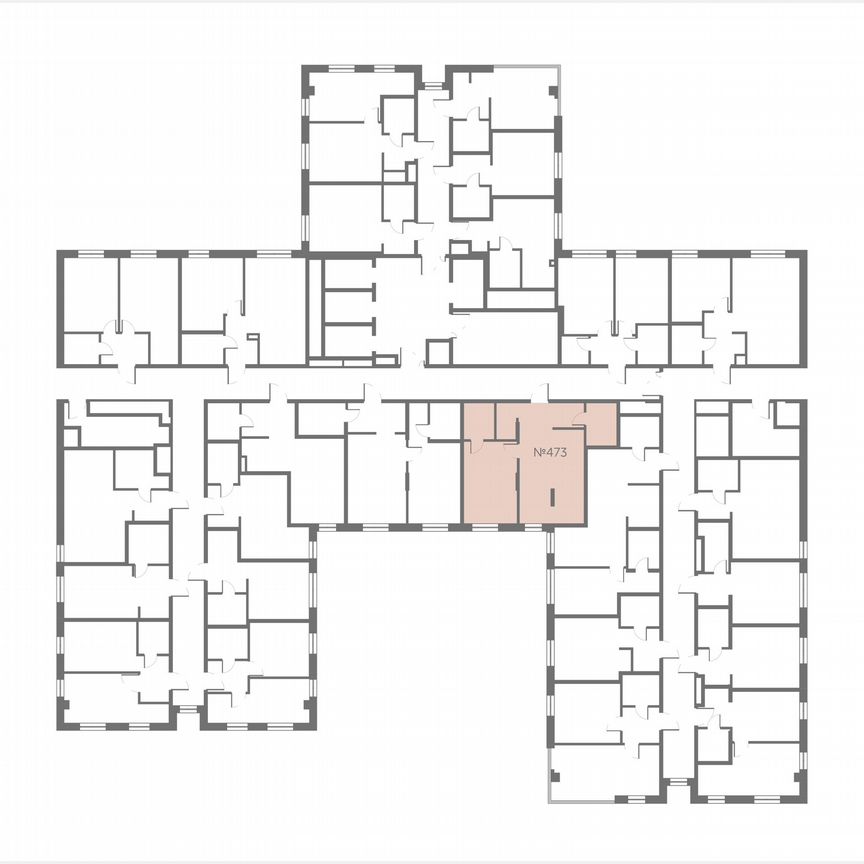 1-к. апартаменты, 48,5 м², 8/13 эт.