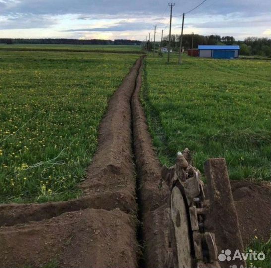 Услуга траншеекопателя бары