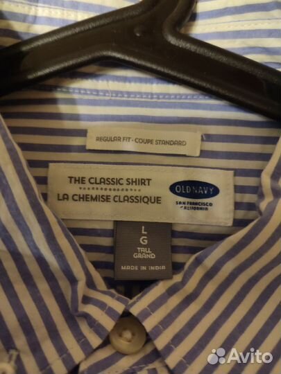 Рубашка old navy L выс рост