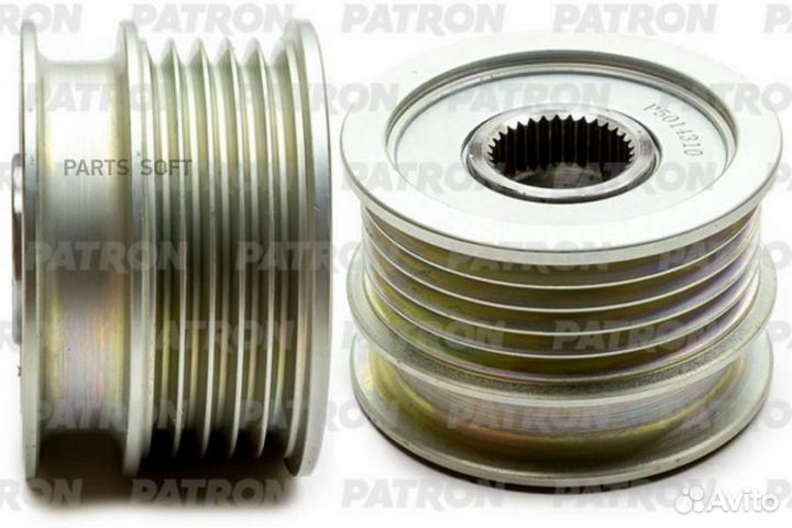 Patron P5014310 Шкив генератора opel astra H,corsa D,Vectra C,Zafira B 06, meriva 2003