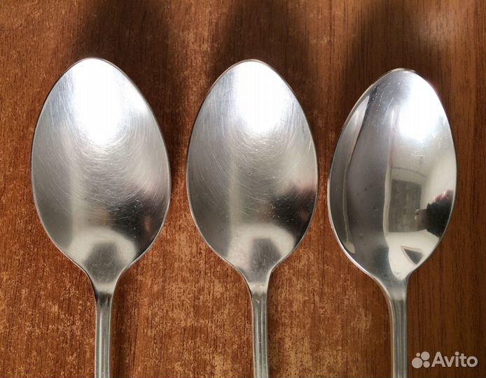 Серебряные десертные ложки Черёмуха