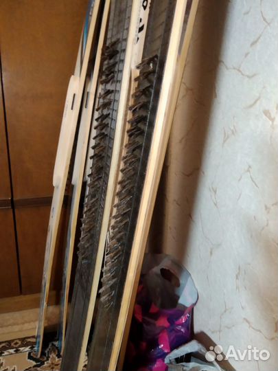 Лыжи охотничьи без отката назад со щетиной