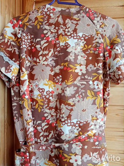 Винтажный халат СССР новый 46-48