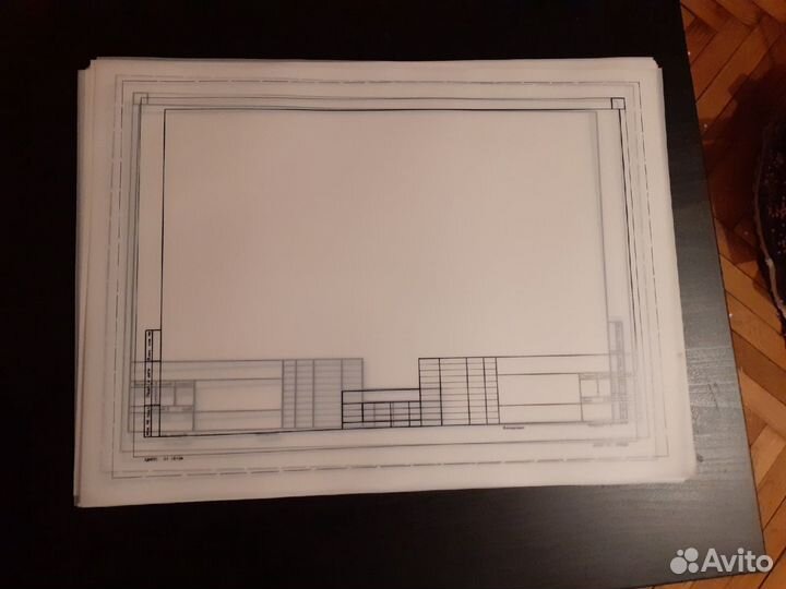 Штампы чертежные пергаментные