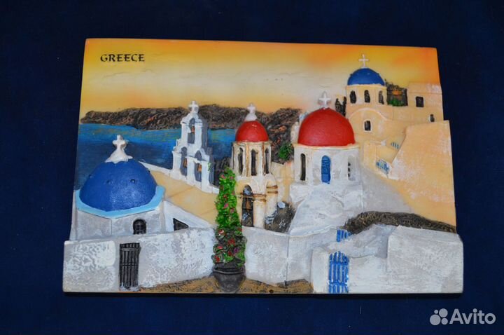 Тарелочки сувенирные Греция, Канары, Чехия, Египет