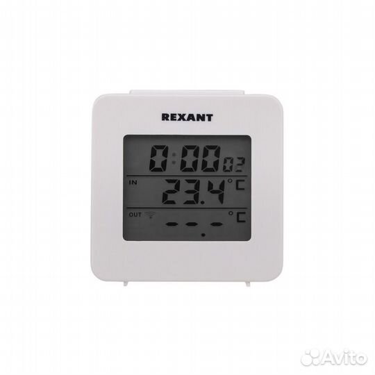 Термометр электронный с часами и беспроводным вын