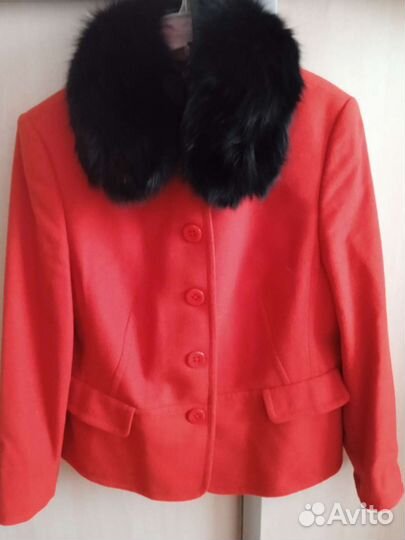 Сьемный меховой воротник