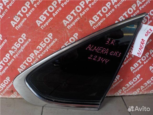 Форточка задняя правая Nissan Almera G15 K4MA490