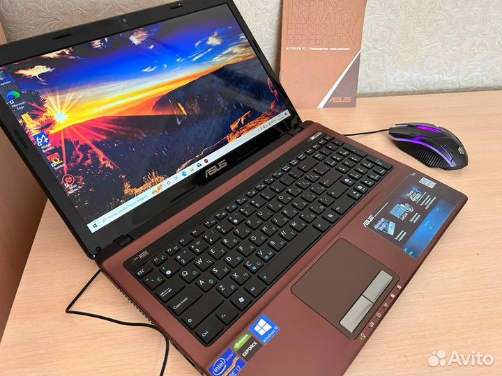 Мощный Игровой Asus A53S/8ядерi7/16Гб/SSD 620GB