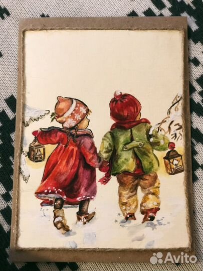 Открытка ручной работы