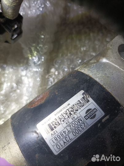 Стартер nissan almera