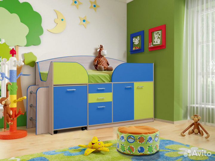 Детская кровать чердак