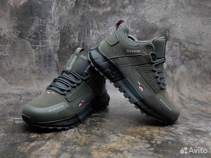 Мужские зимние кроссовки с мехом reebok