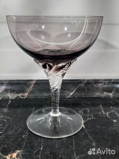 Фужеры, хрусталь, пантография