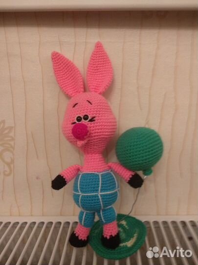 Амигуруми игрушка Поросенок Пятачок
